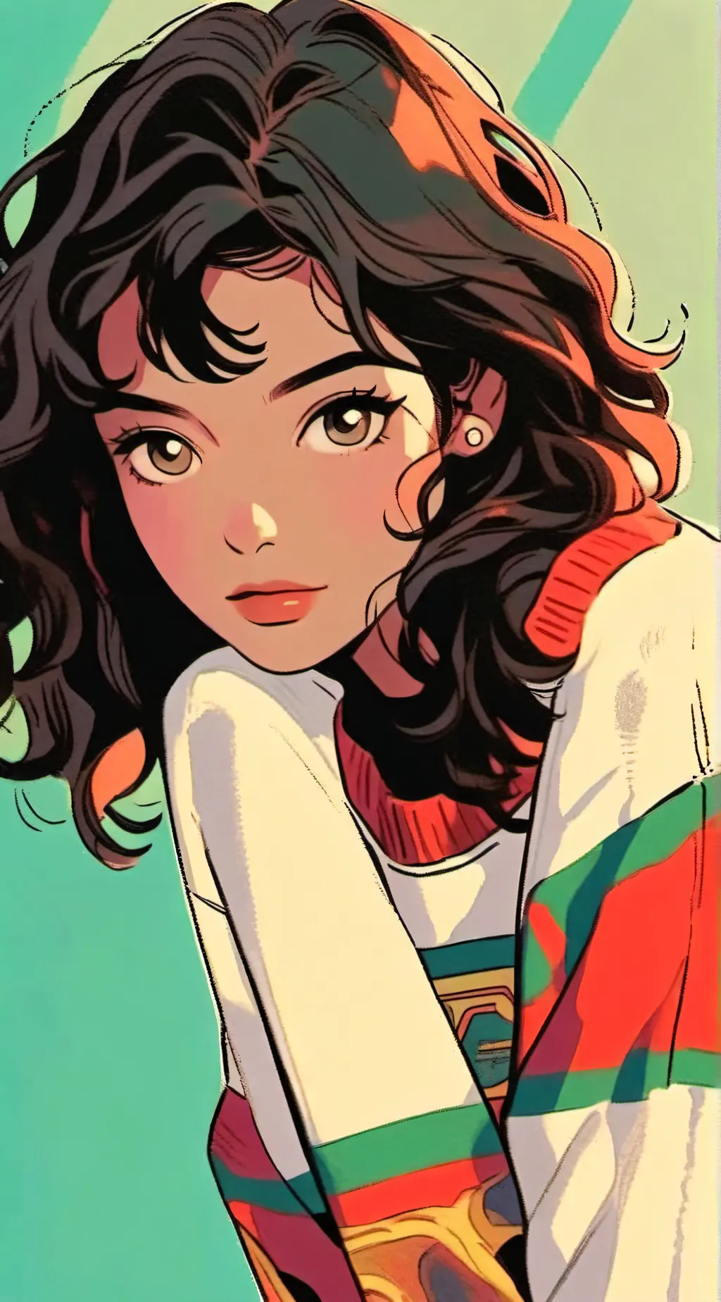 ai character: hazel background