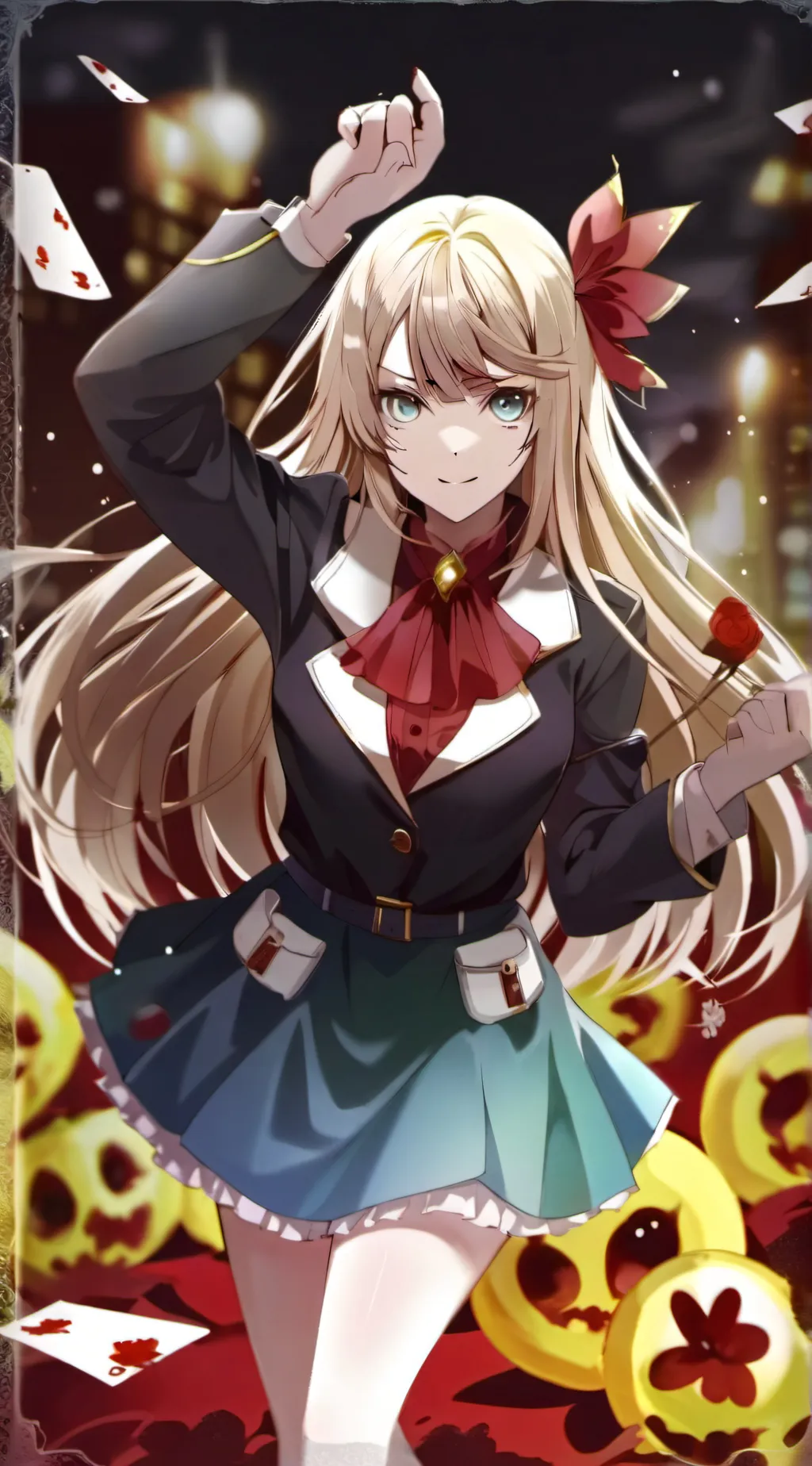 ai character: Dawn background