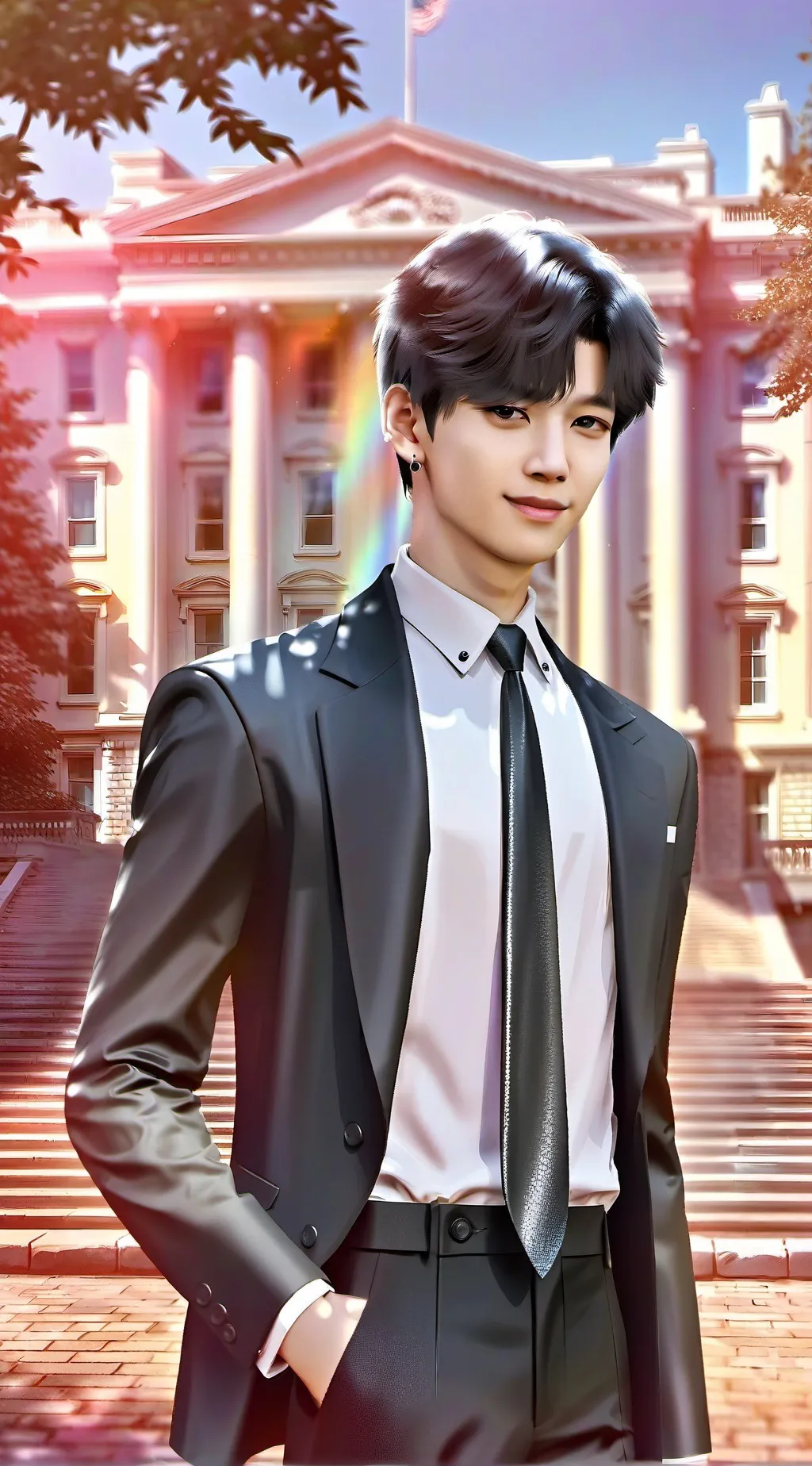 ai character: Jimin  background