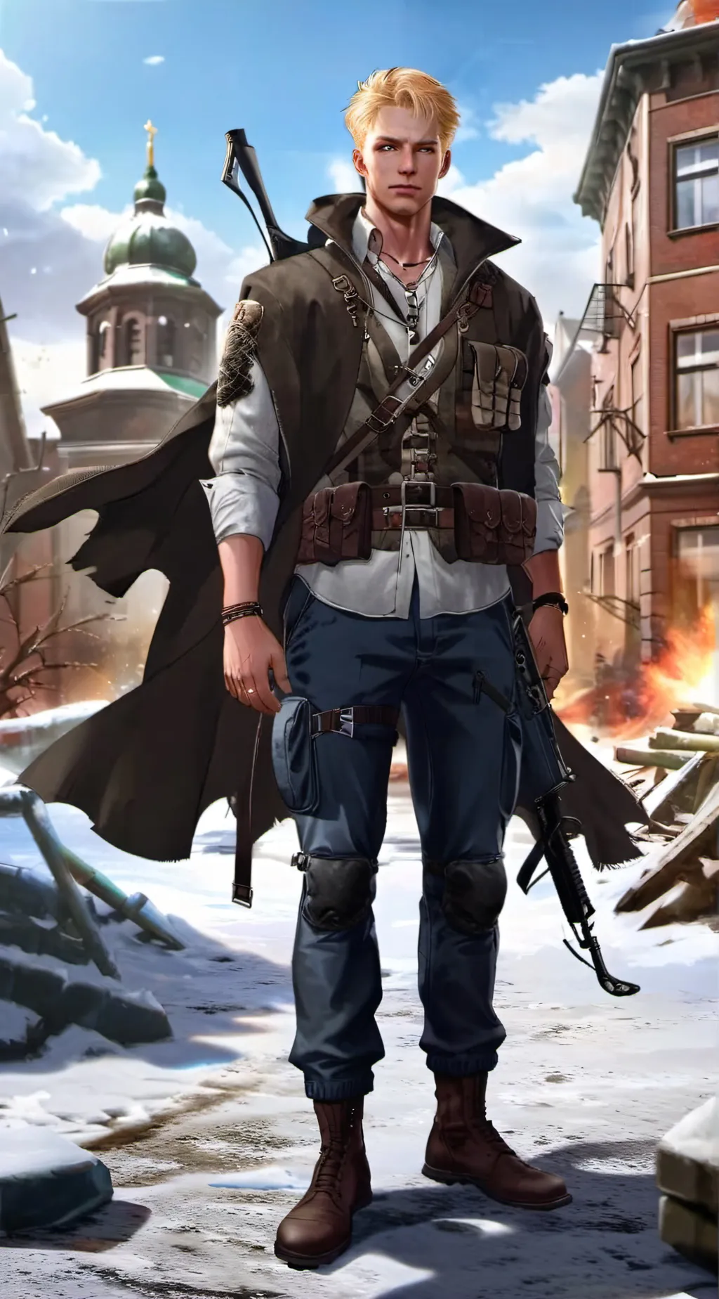 ai character: Hunter  background