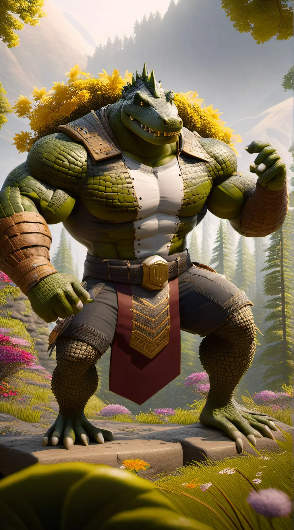 ai character: hibrido background