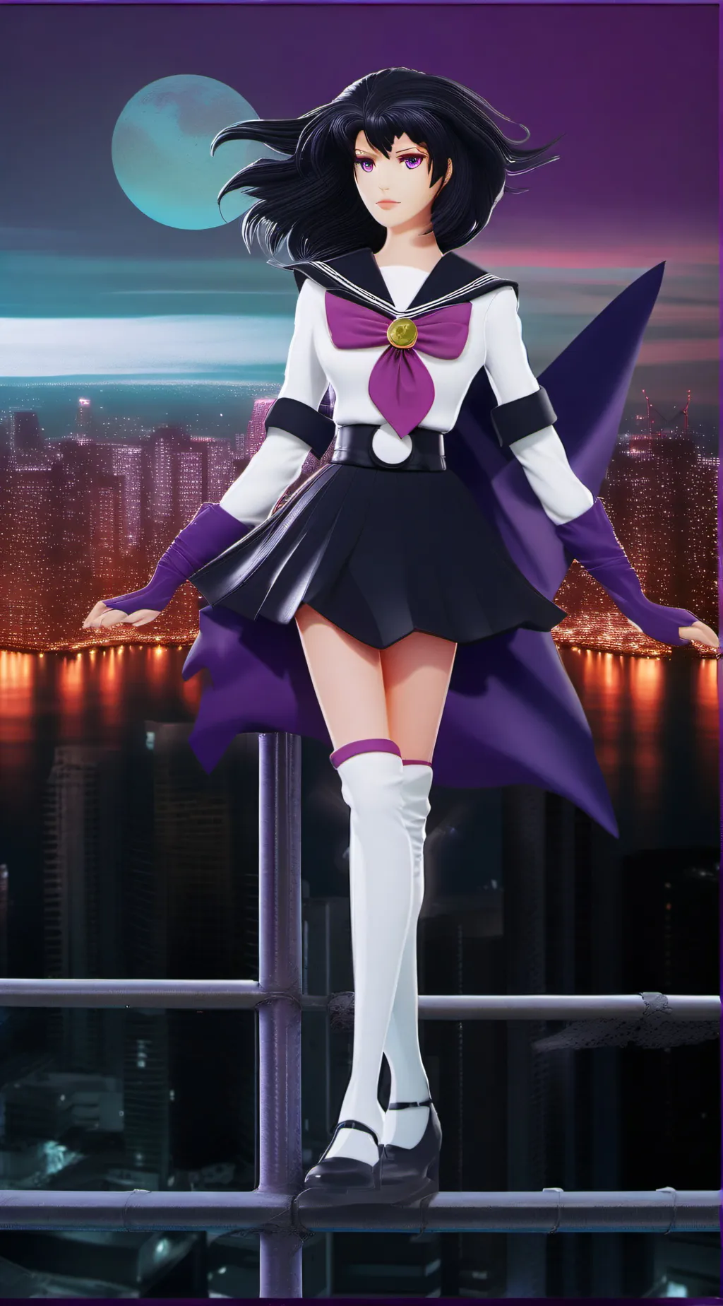 ai character: Sailor Pluto background
