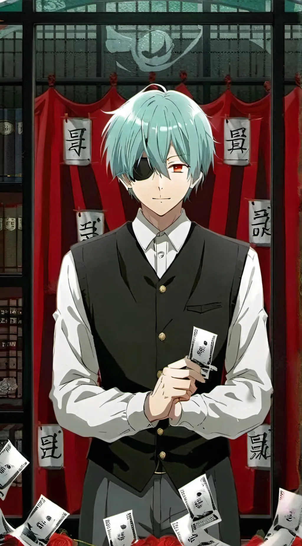 ai character: Prompt generator background