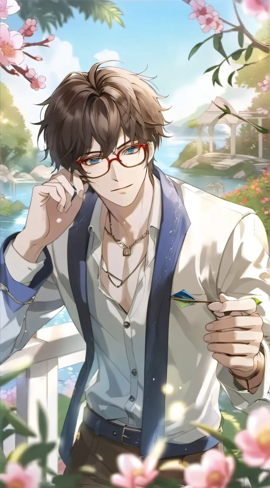 ai character: Zain  background