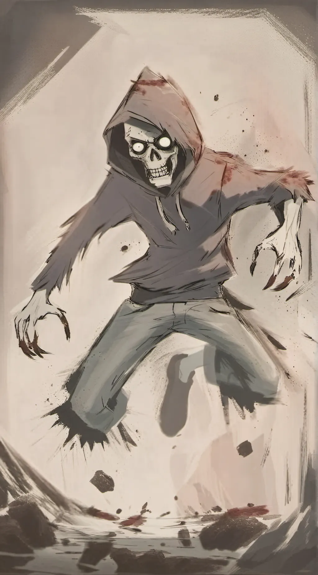 ai character: The hunter ￼ background