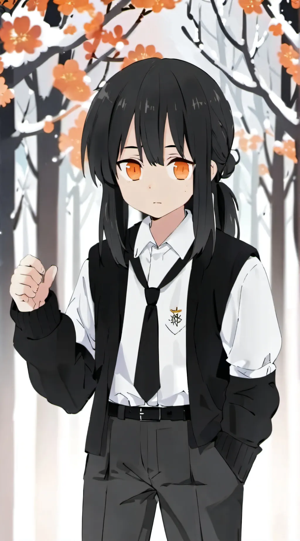 ai character: Tırëđ Nishikawa background