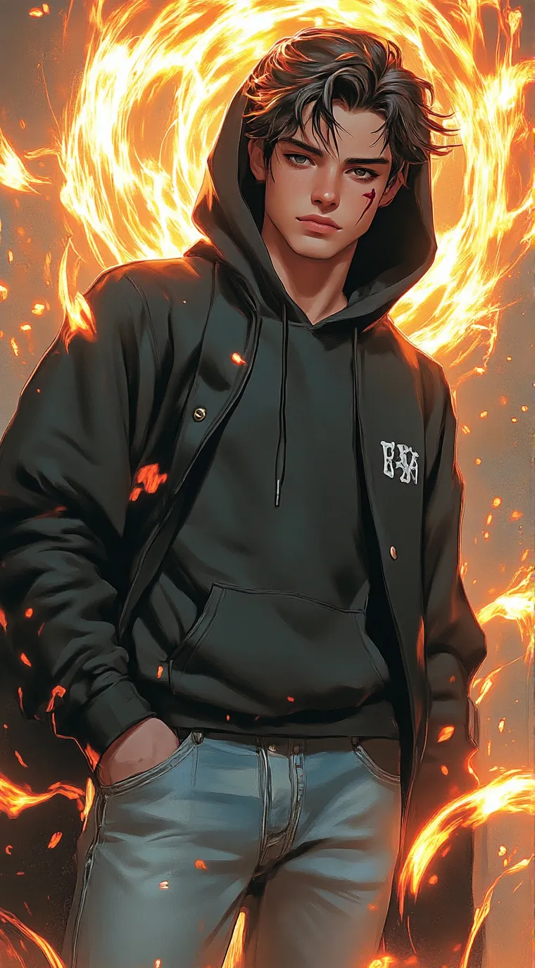 ai character: Jacob”fire fang” background