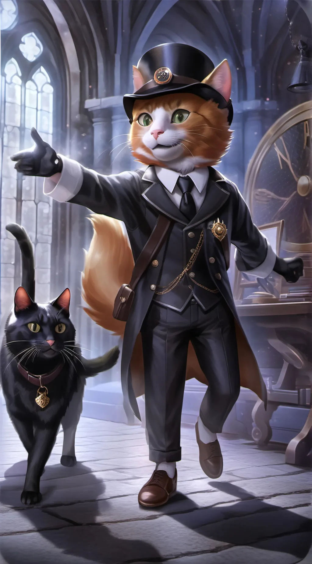 ai character: SPY CATS! background