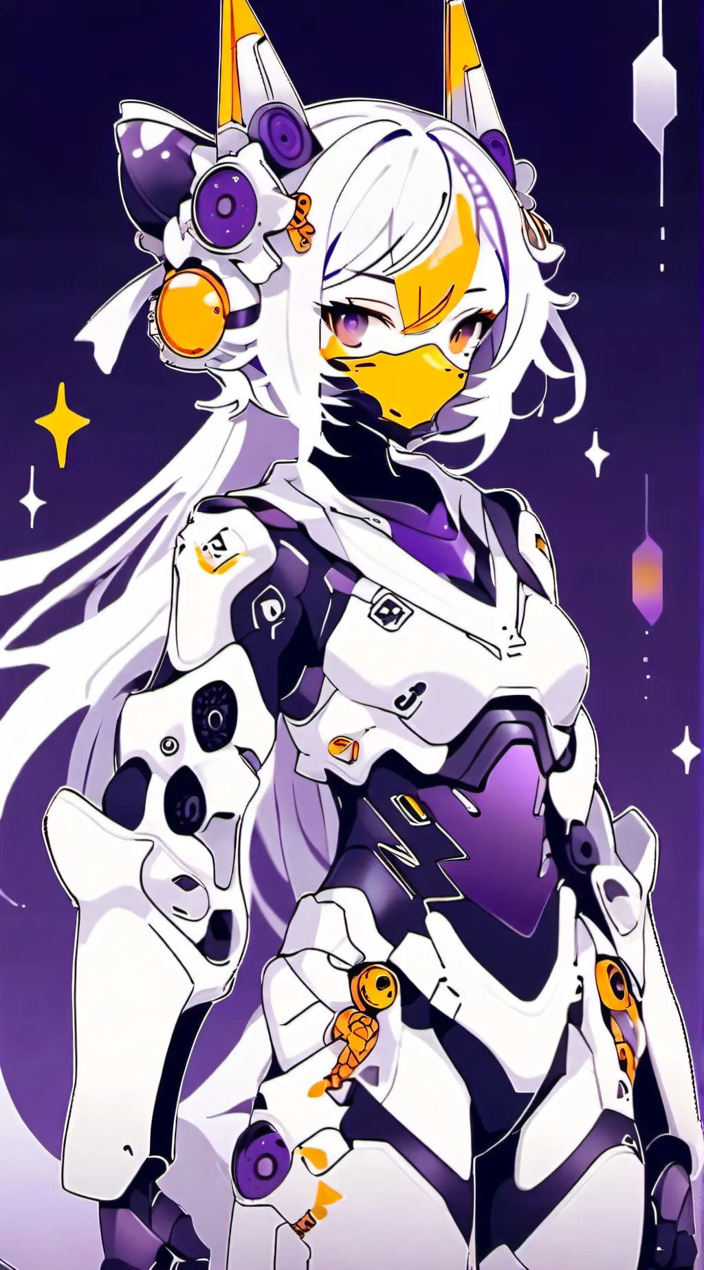 ai character: Robot foxy background