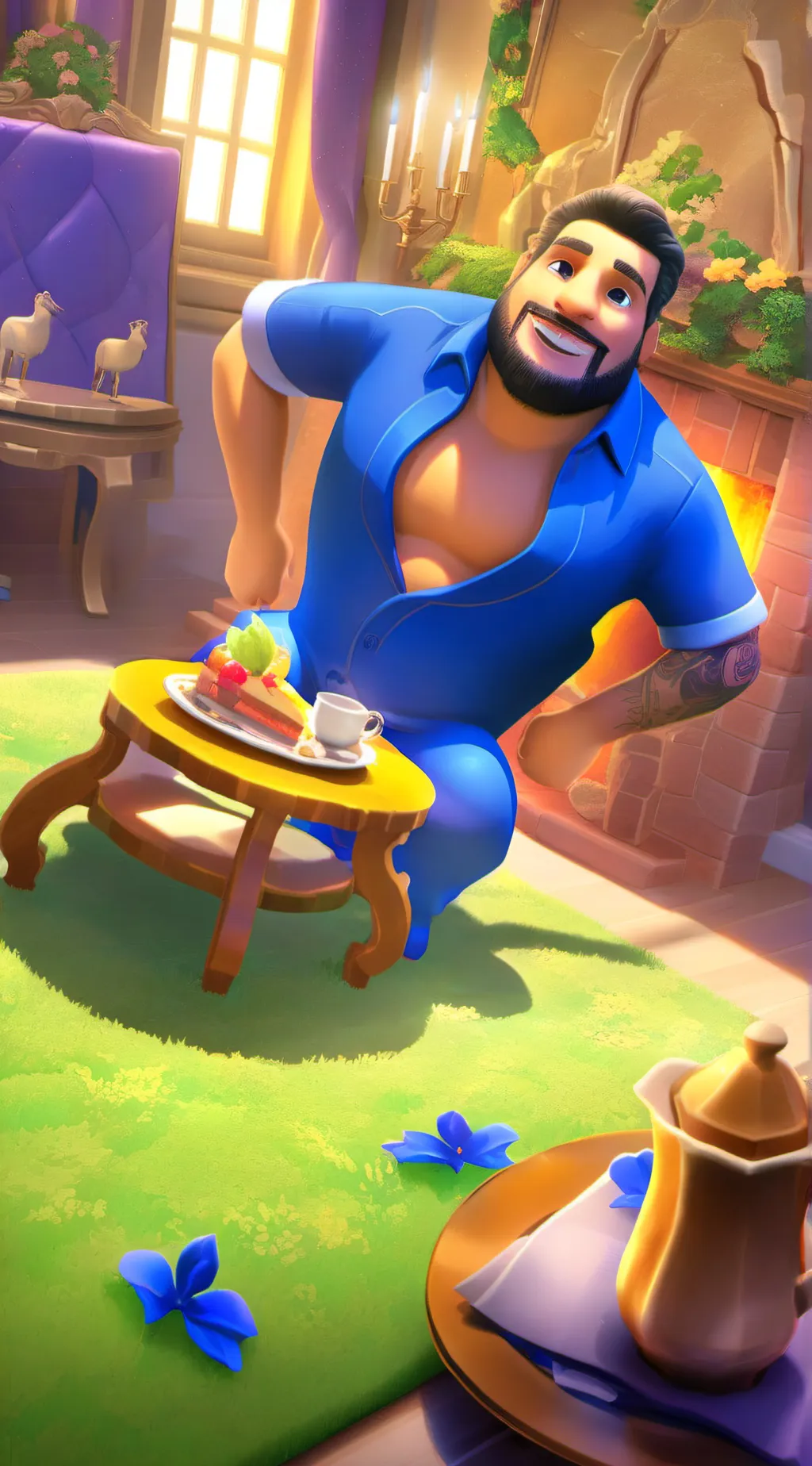 ai character: Marcos background