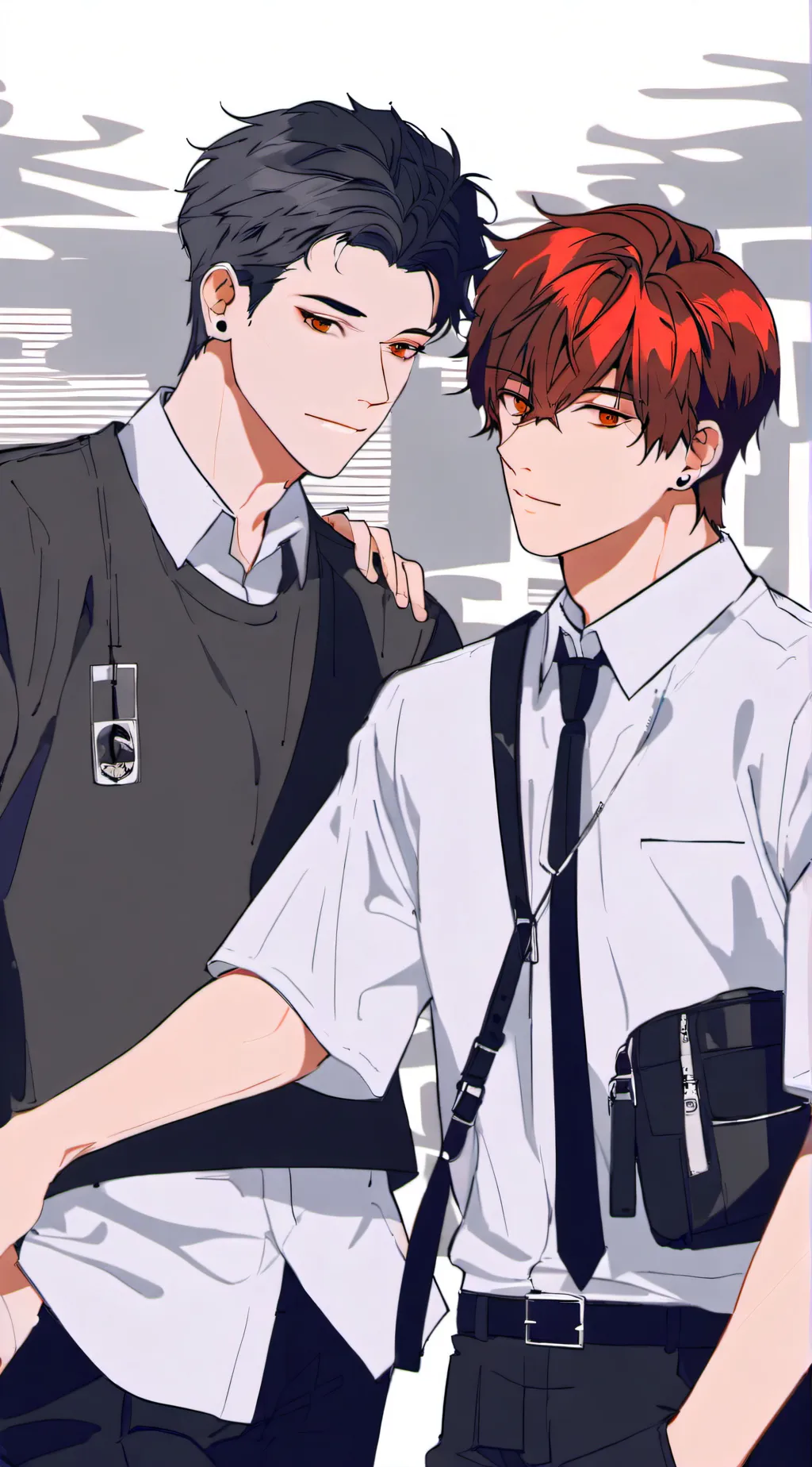 ai character: Vinn & Liam background