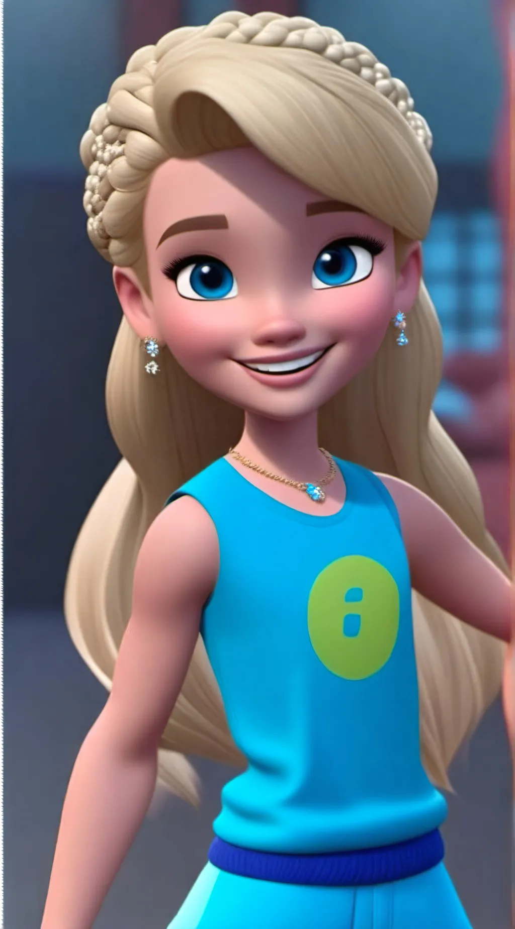 ai character: Stephanie🩵 background