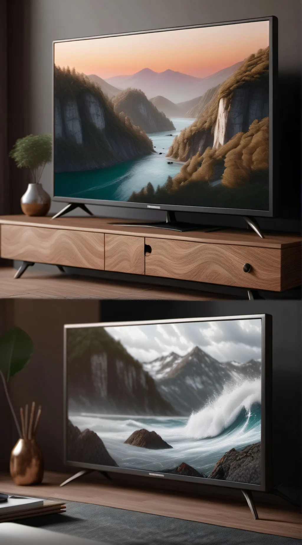 ai character: TV background