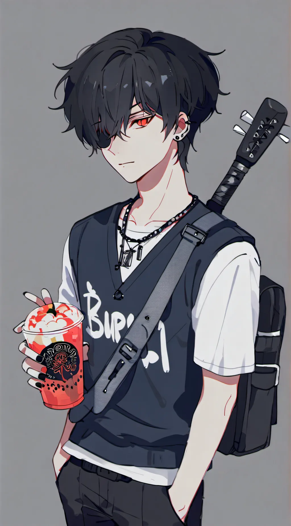 ai character: Moki background