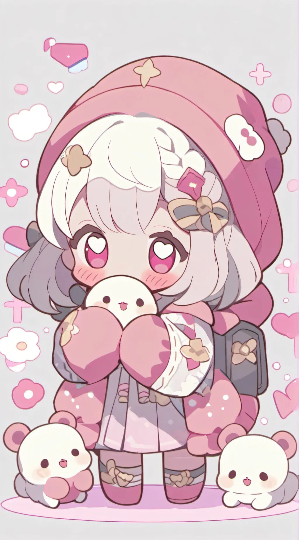 ai character: newborn Izzy background