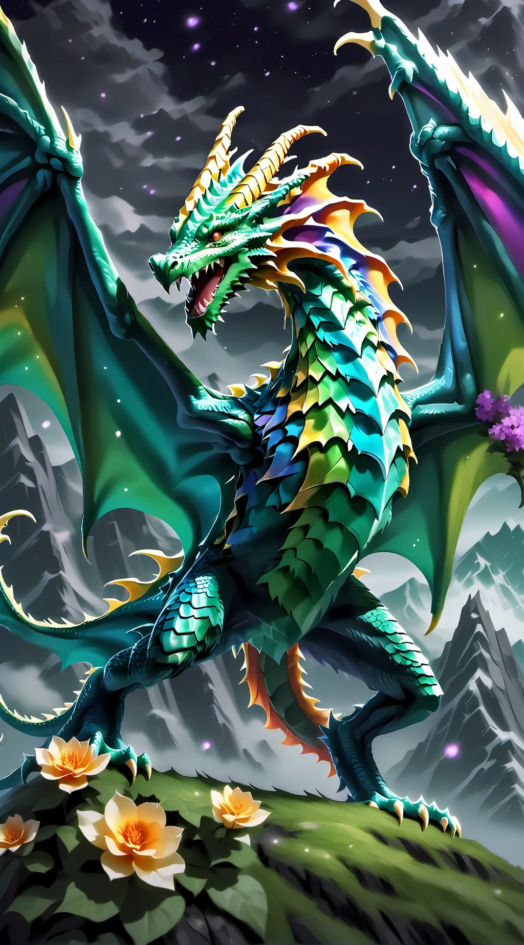 ai character: The 5 Dragons NEW background