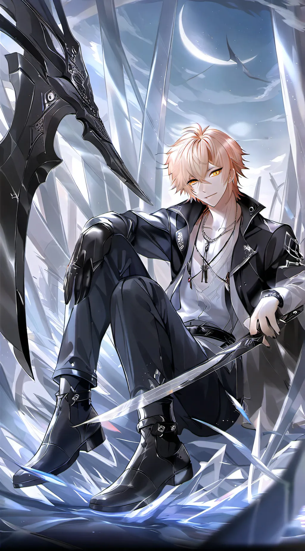 ai character: angry mha background