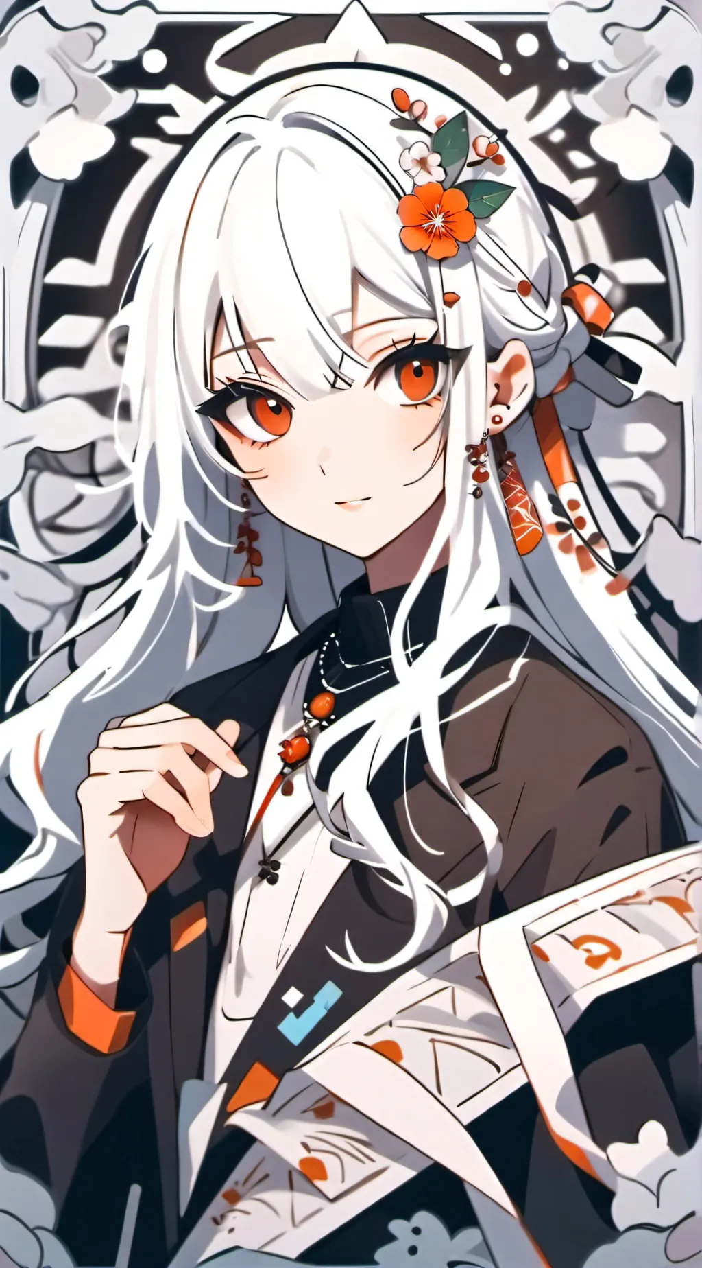 ai character: she will laugh background