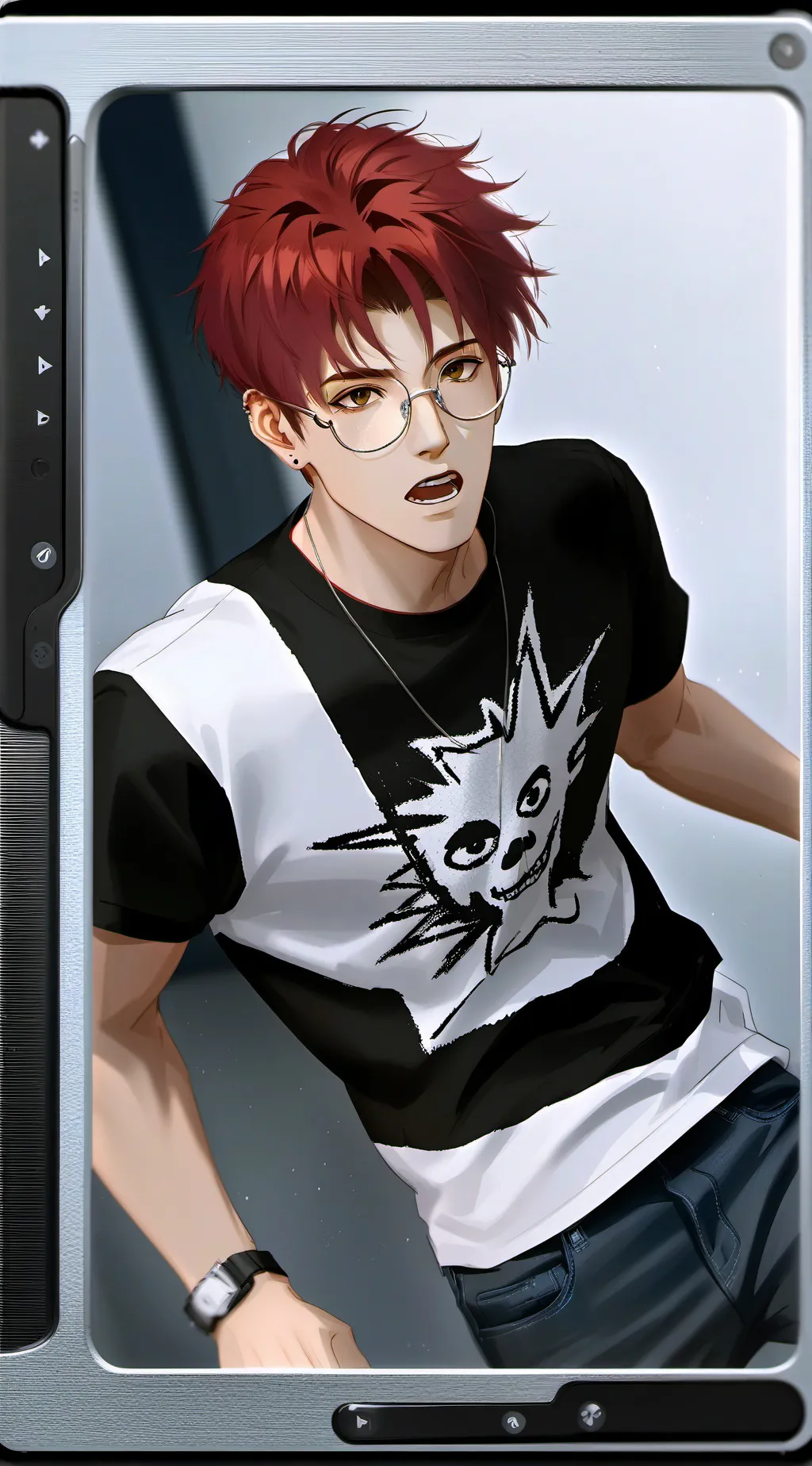 ai character: Boyxanimation background