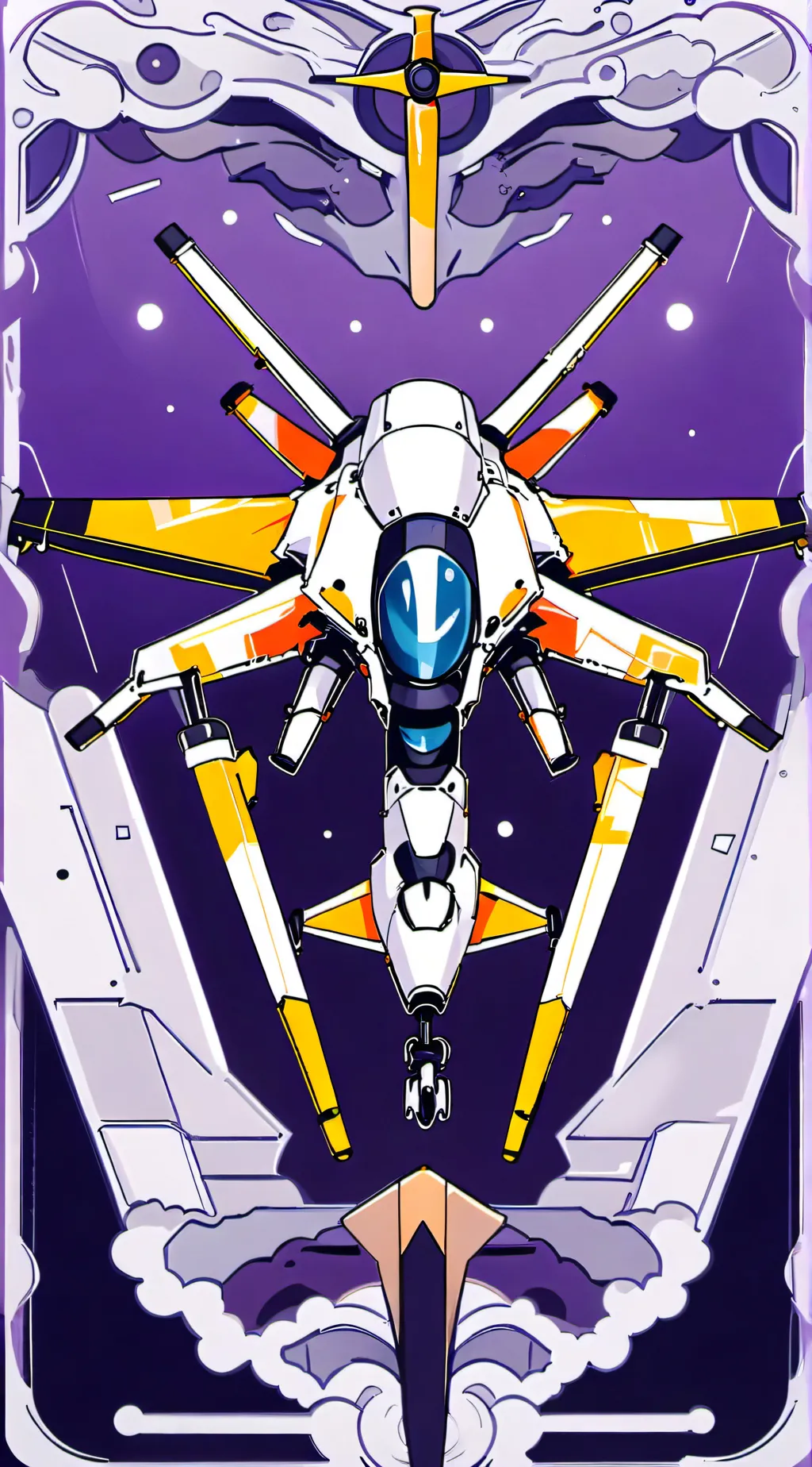 ai character: md but with a cat? background