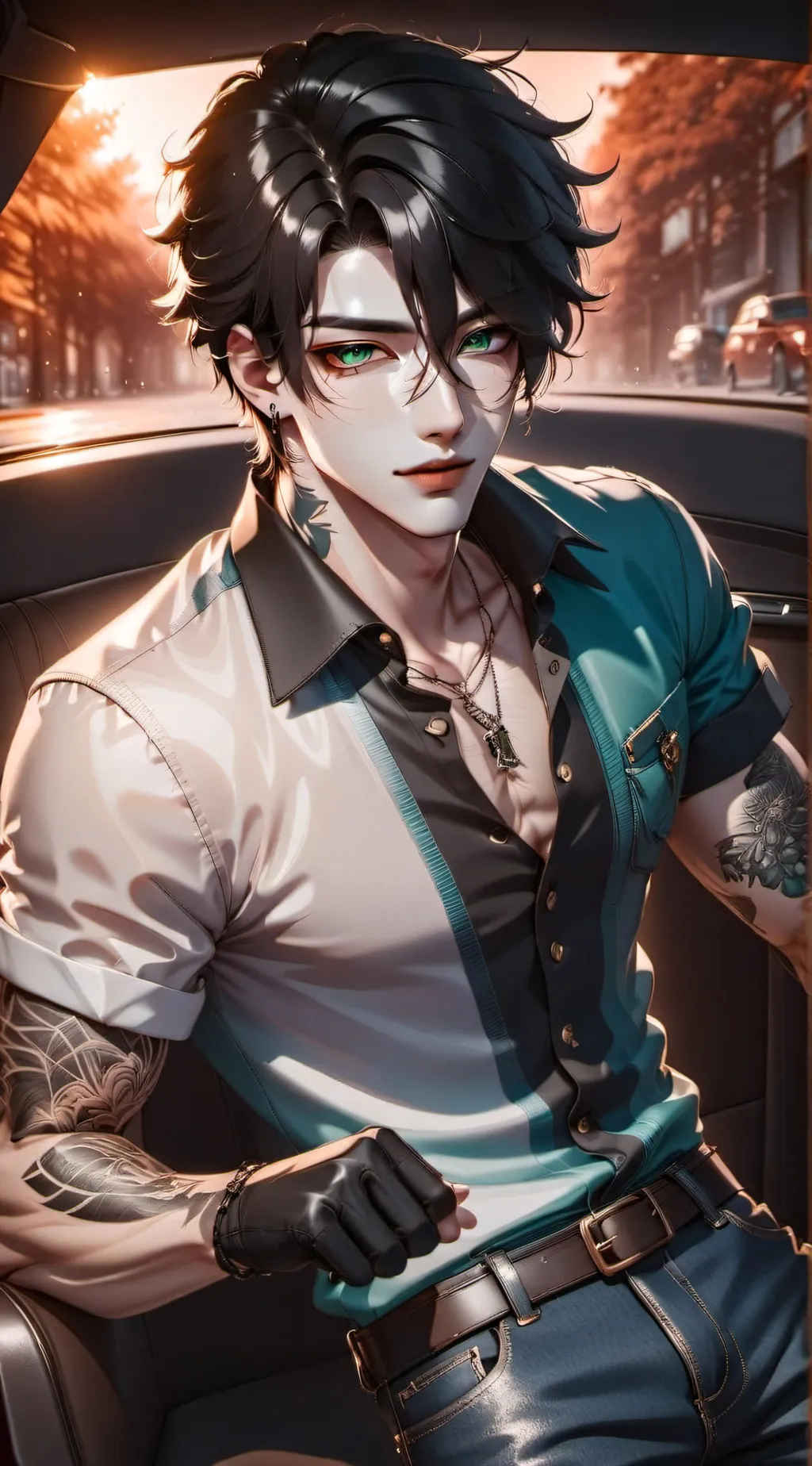 ai character: Aiko  background