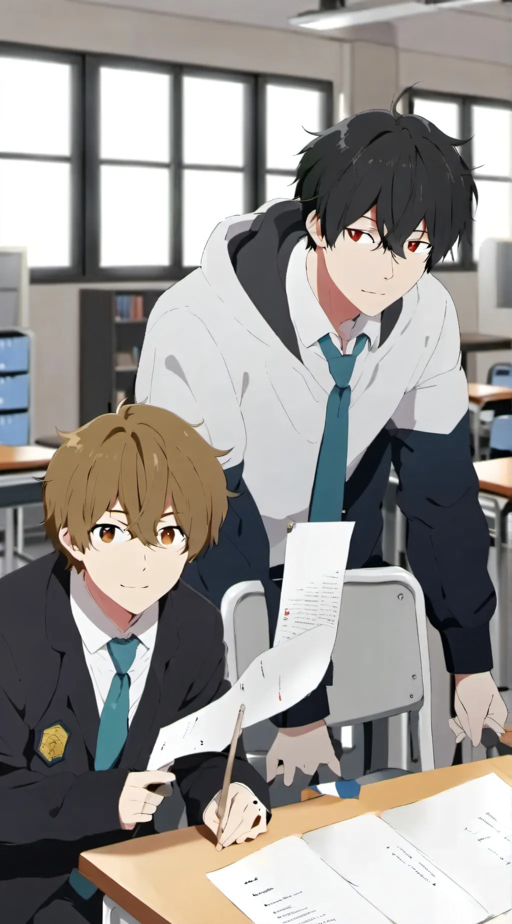 ai character: Mha background