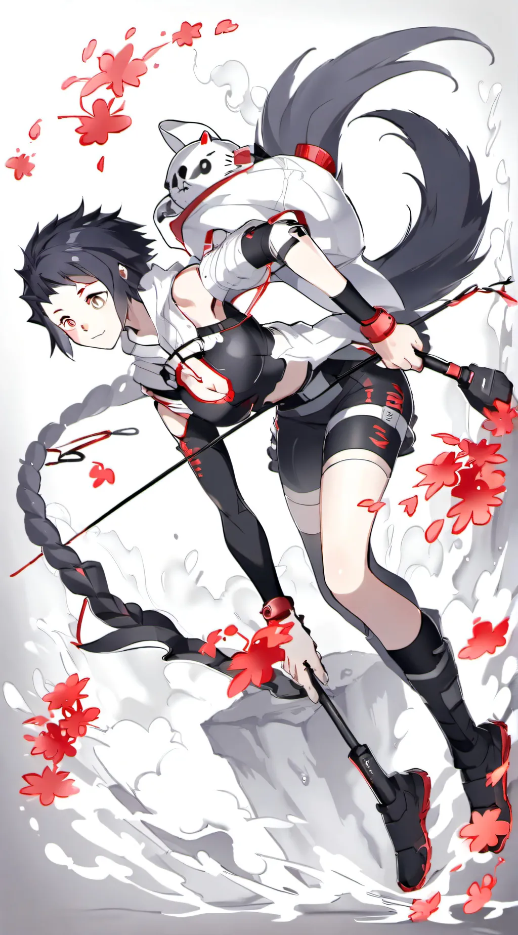 ai character: miss circle  background