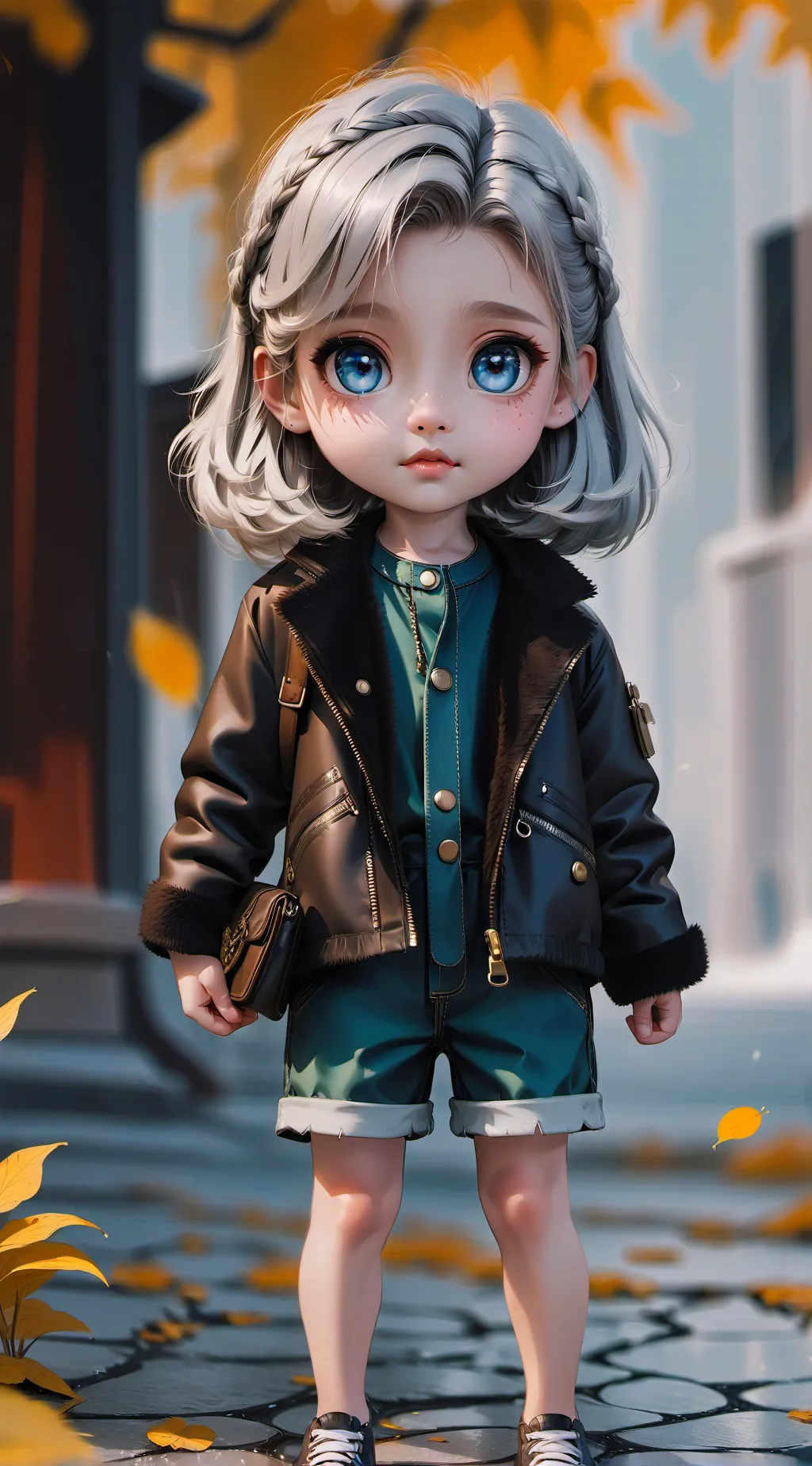 ai character: Tiny assistant  background