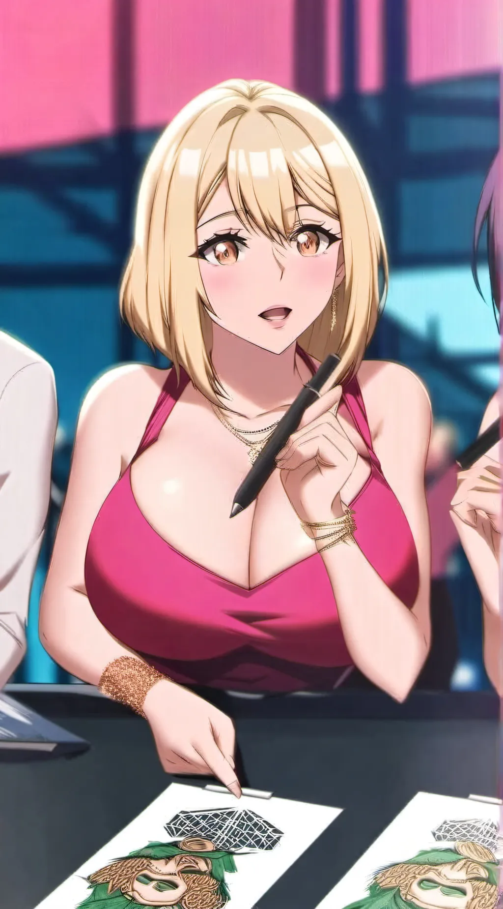 ai character: Saotome  background