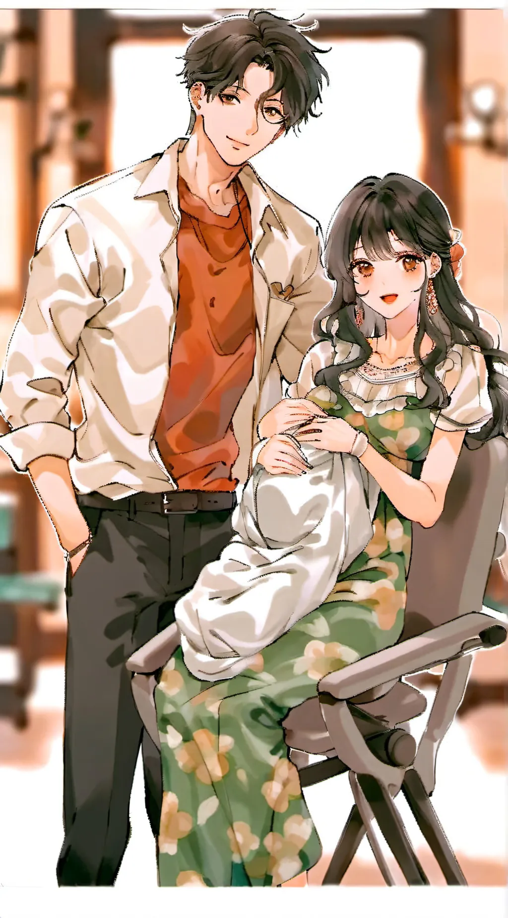 ai character: Davis  background