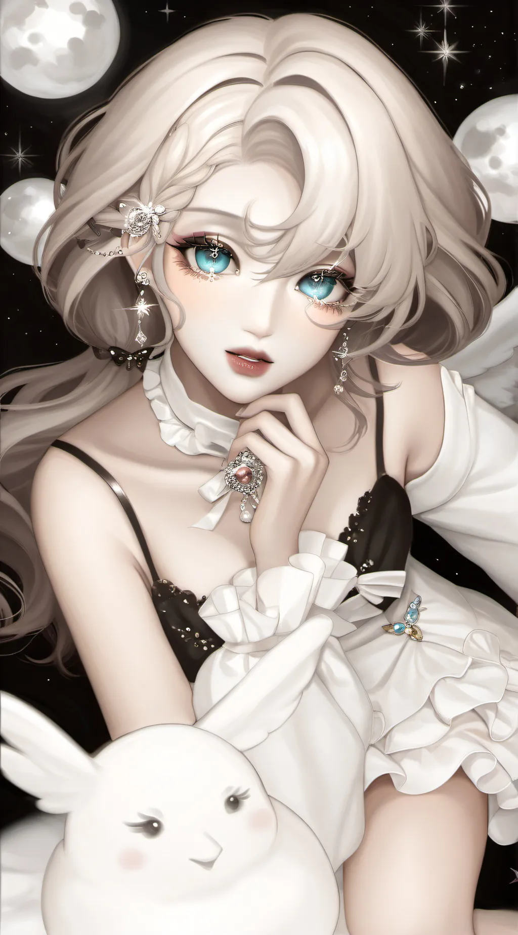 ai character: Aurora background