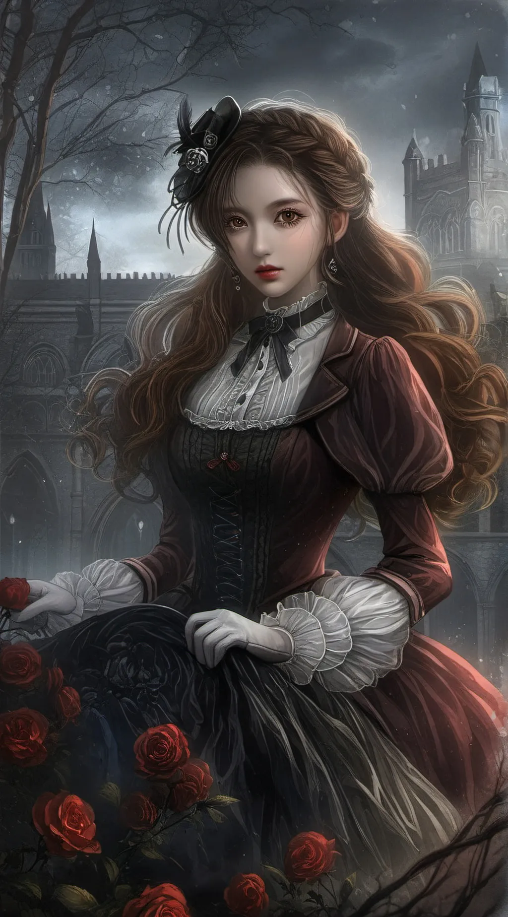 ai character: grace charming background