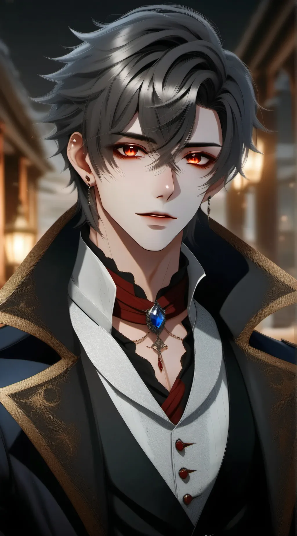 ai character: ash  background