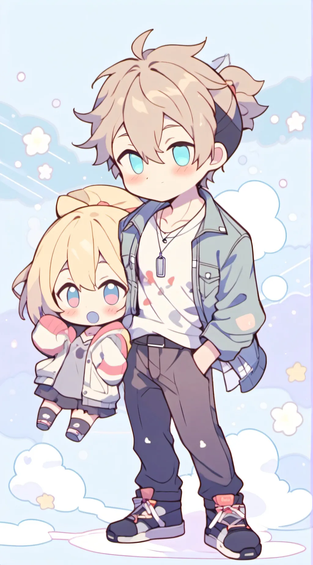 ai character: Oklen and pallia background