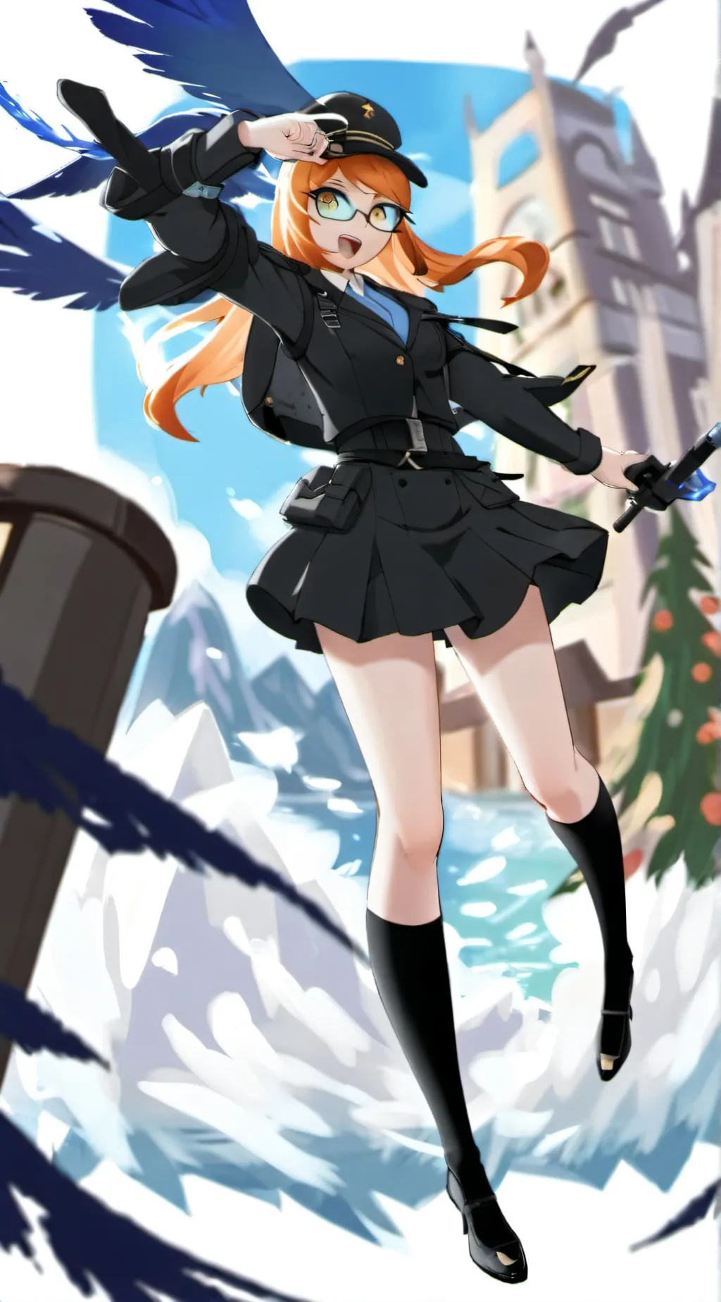 ai character: Lawyer Meggy background