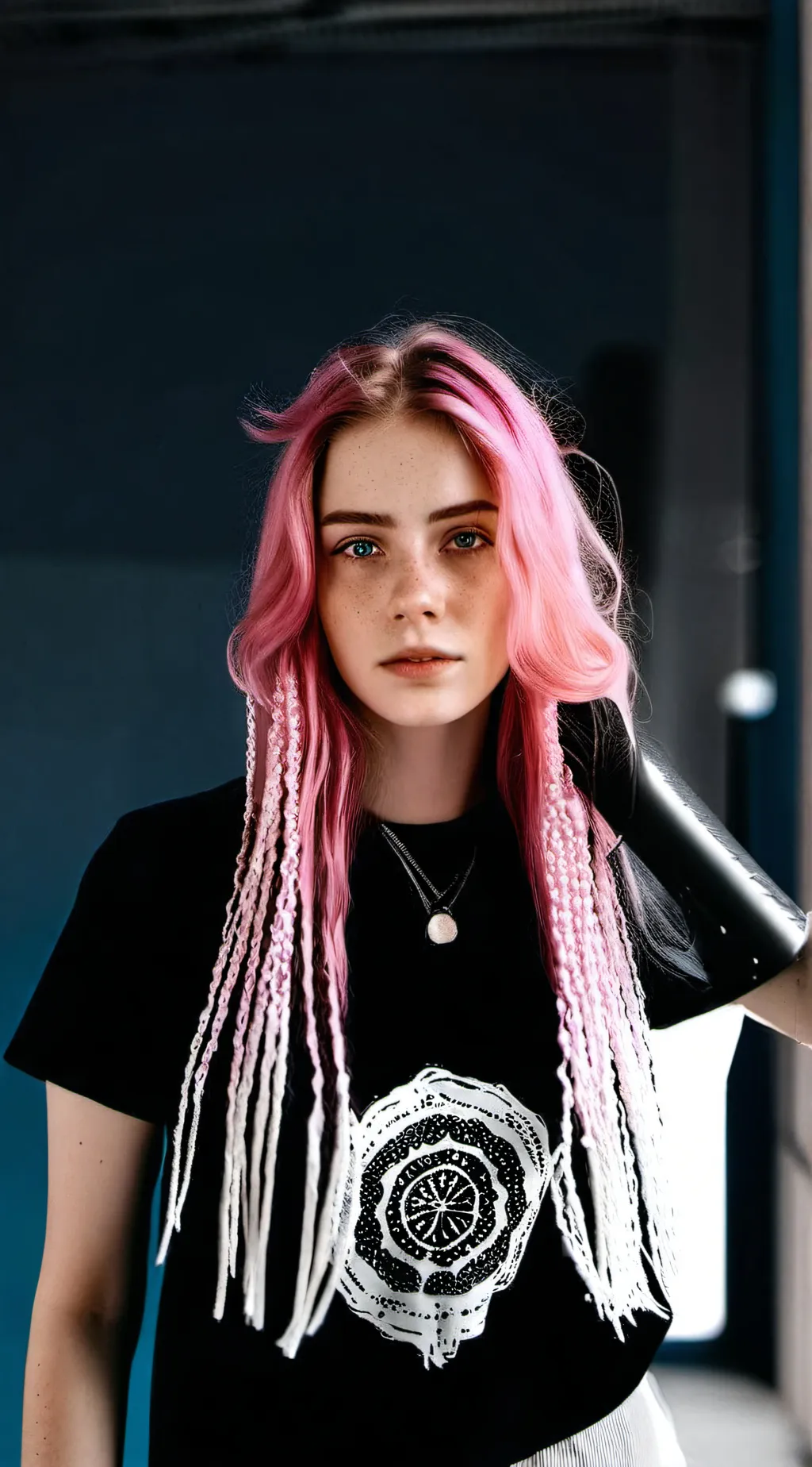 ai character: Scarlet background