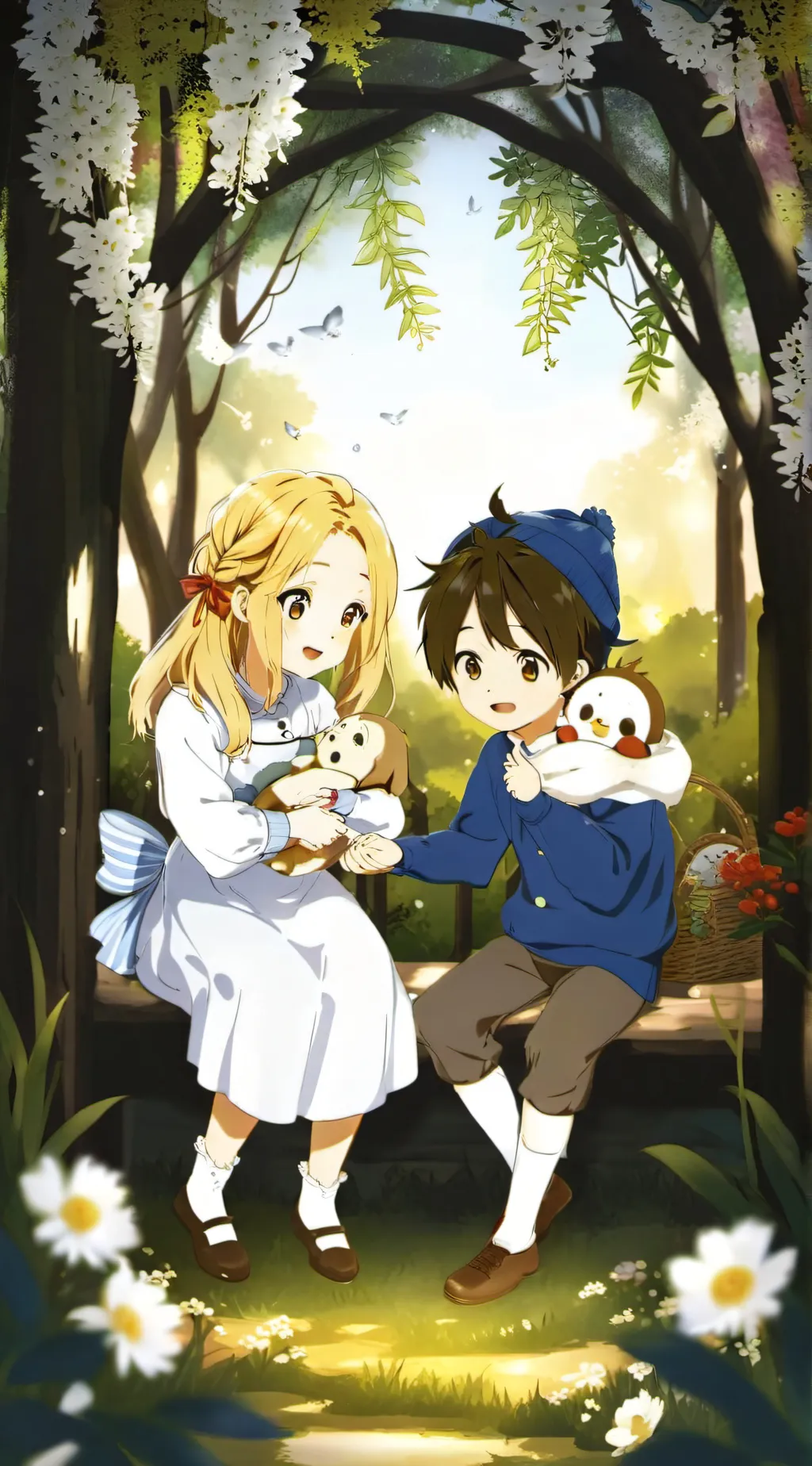 ai character: Yomi and Yumi background