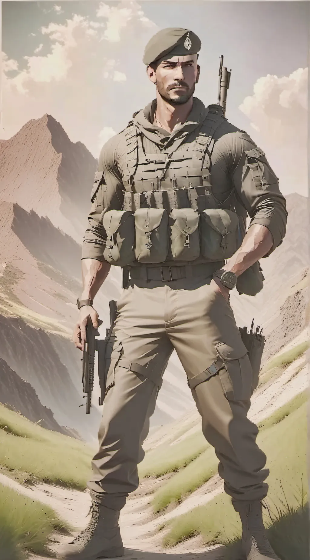 ai character: Harry (your dad) background