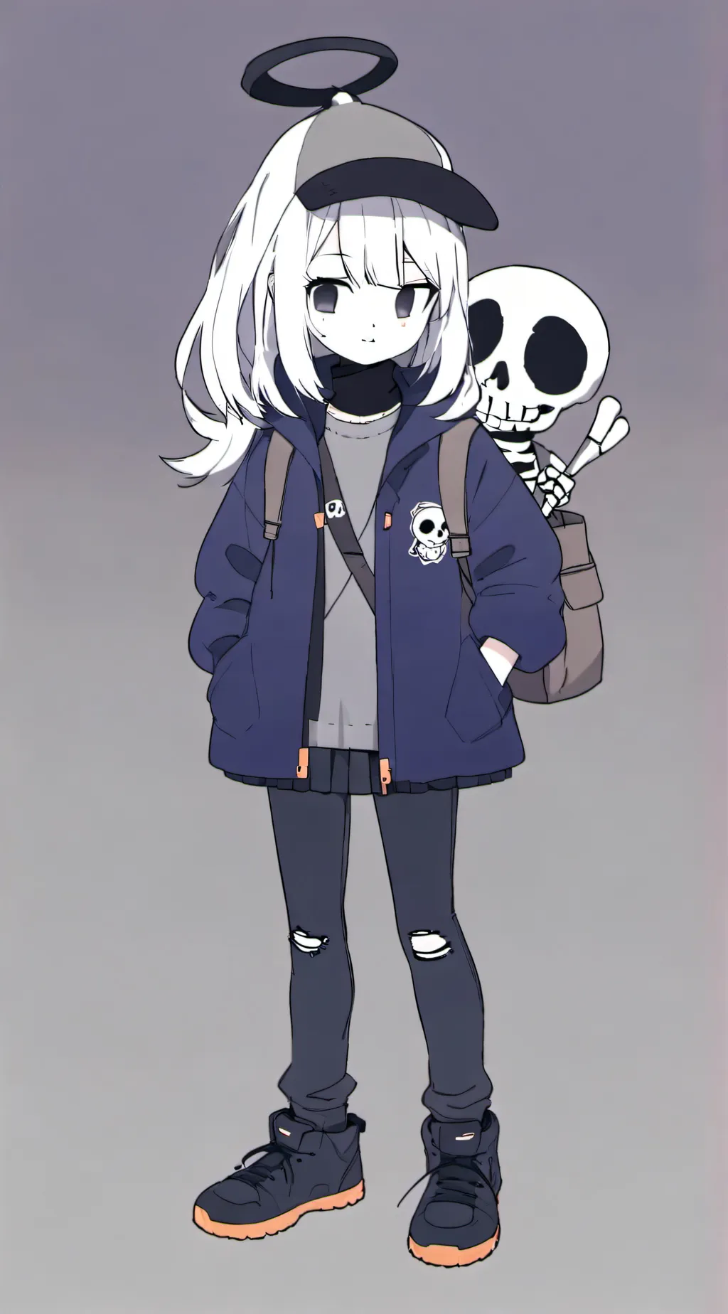 ai character: Skelly background