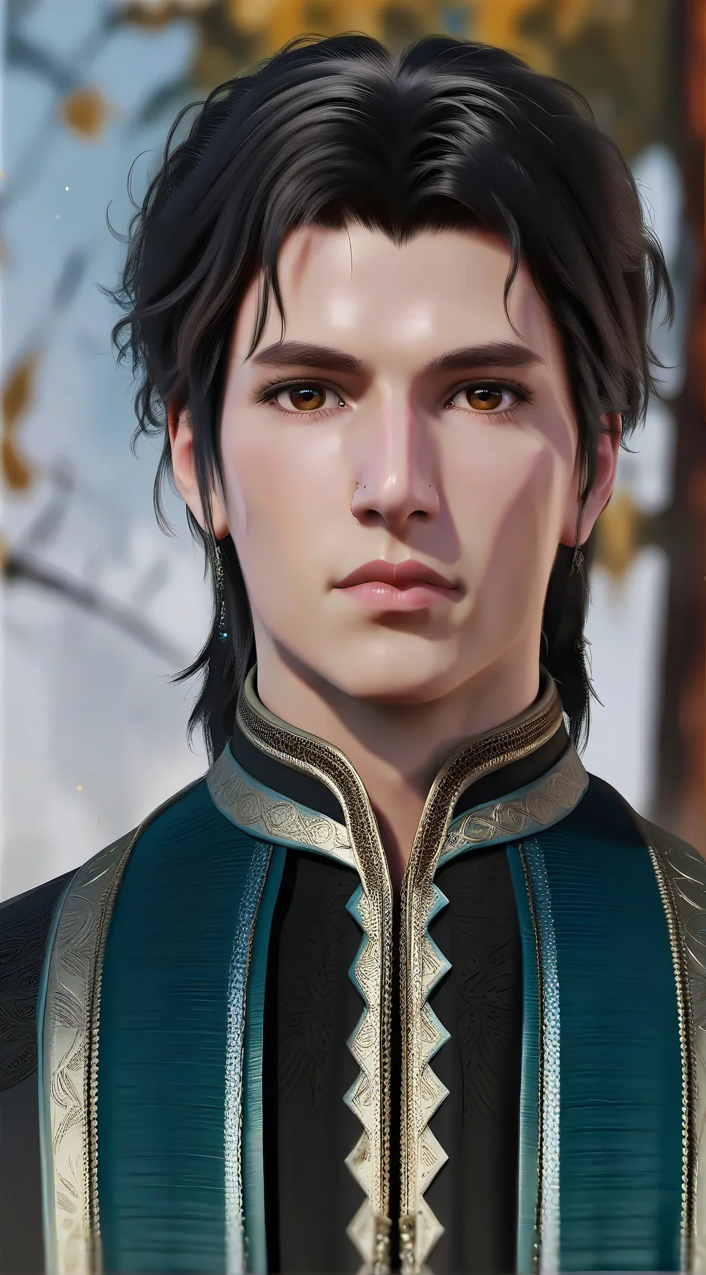 ai character: Laurens x hamilton background