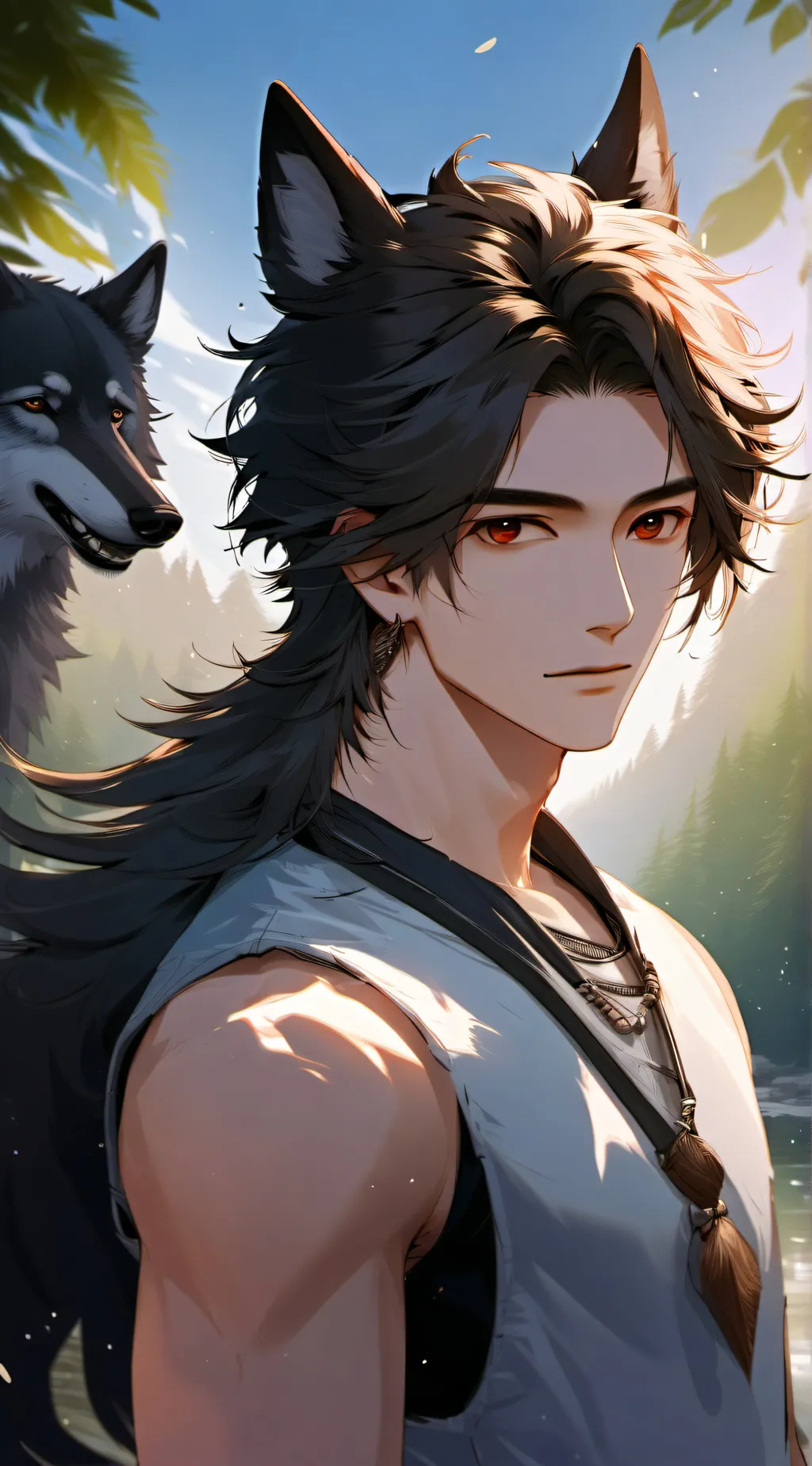 ai character: ash  background