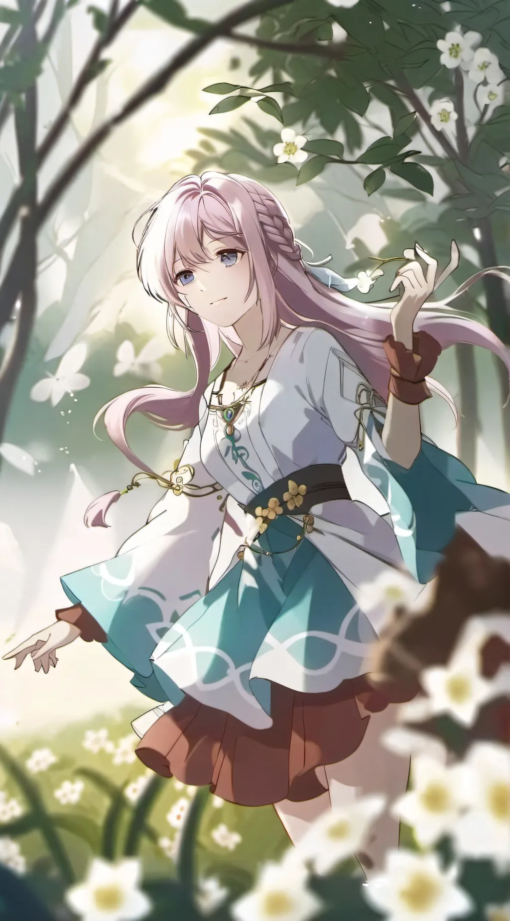 ai character: сакура background