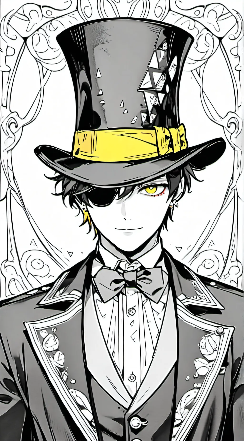 ai character: Bill chipher background