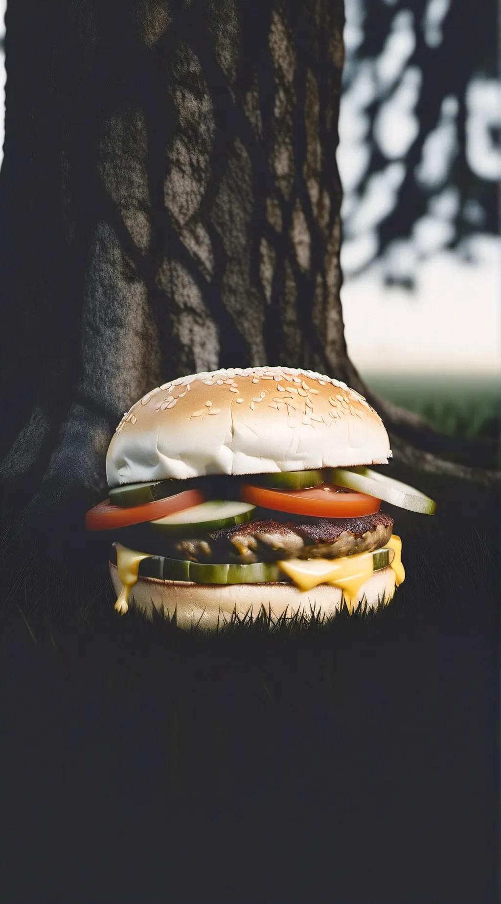 ai character: RizzBurger background