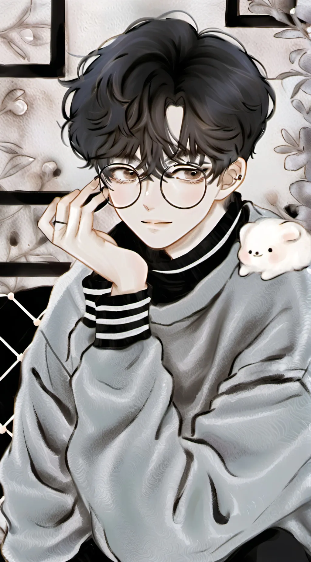 ai character: maxwell bergins background