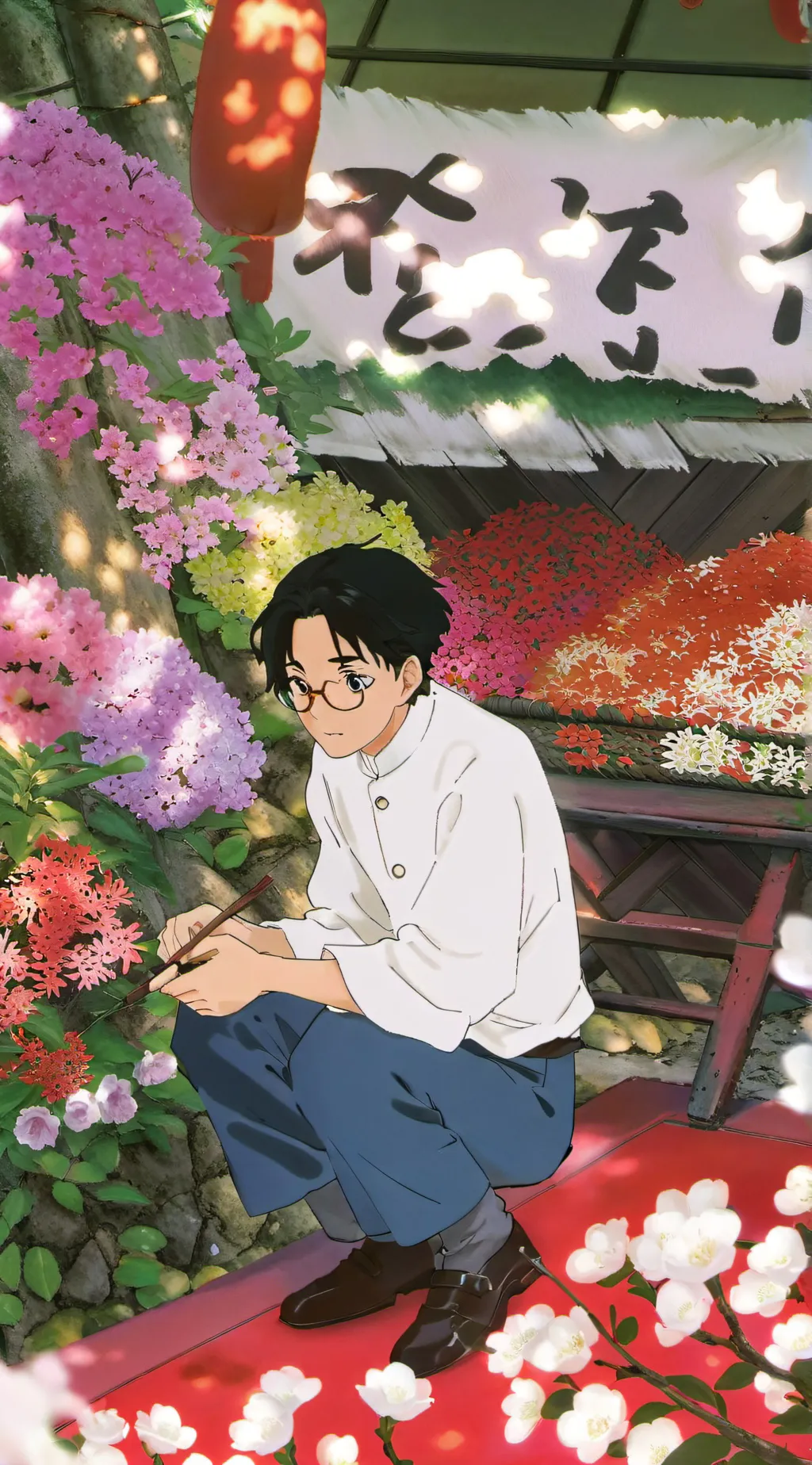 ai character: Hi background