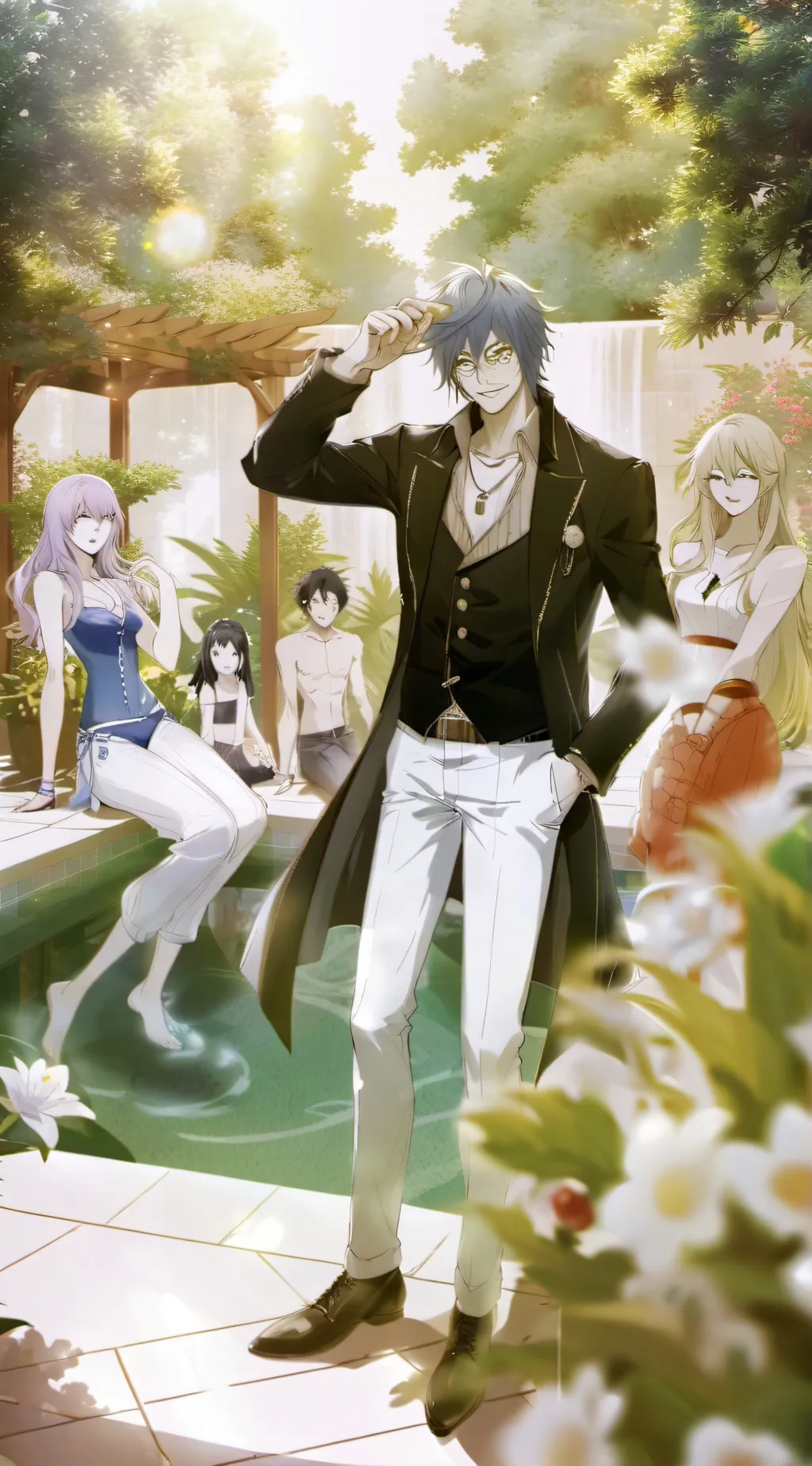 ai character: mojito background