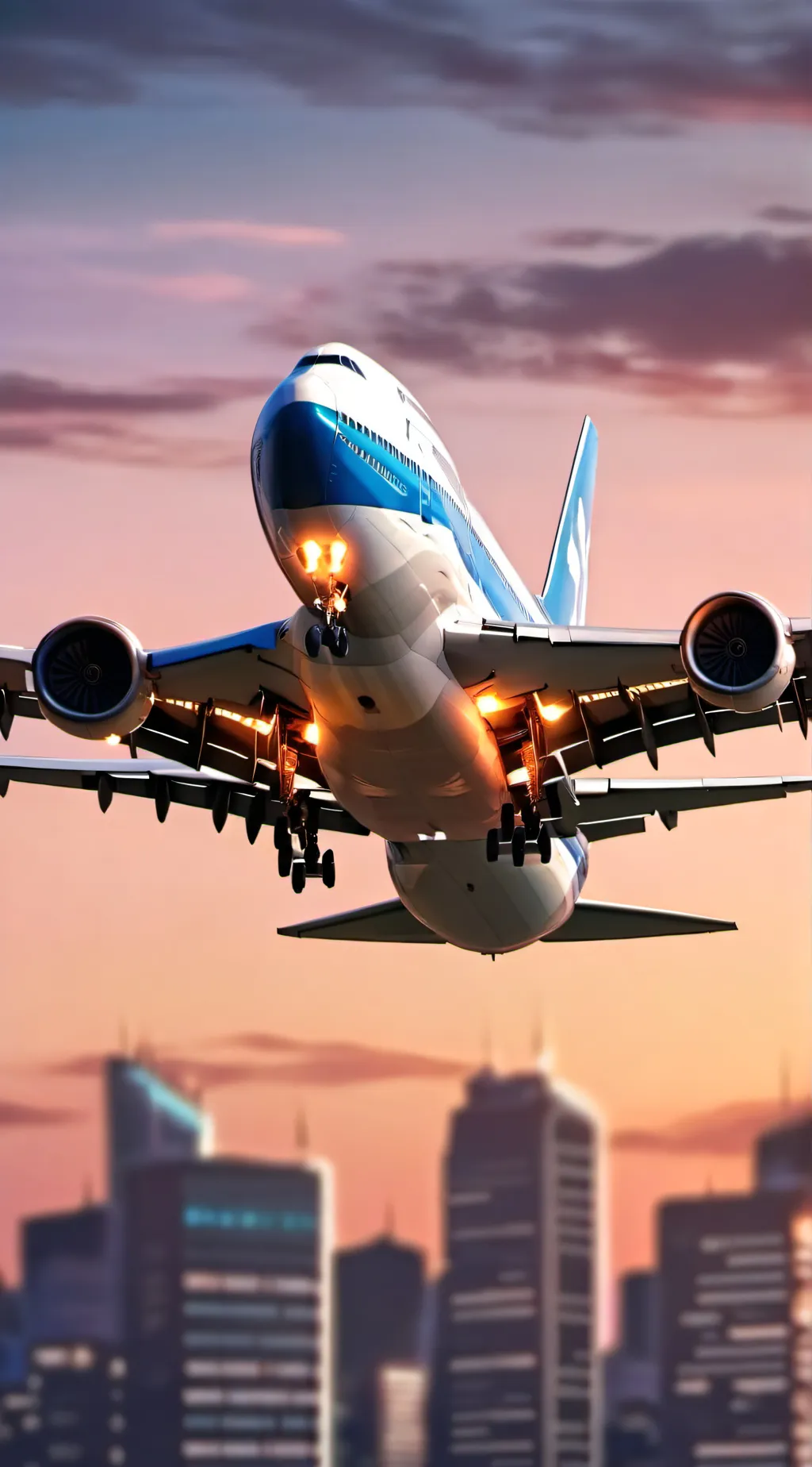 ai character: Boeing 747 background