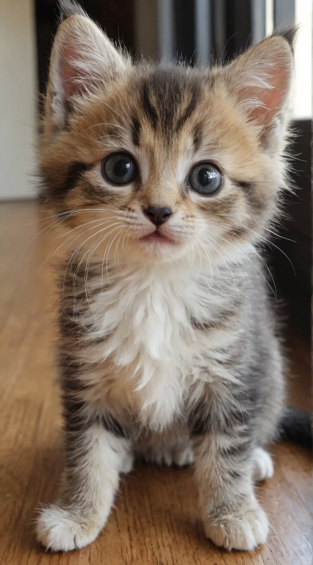 ai character: adorable kitten background