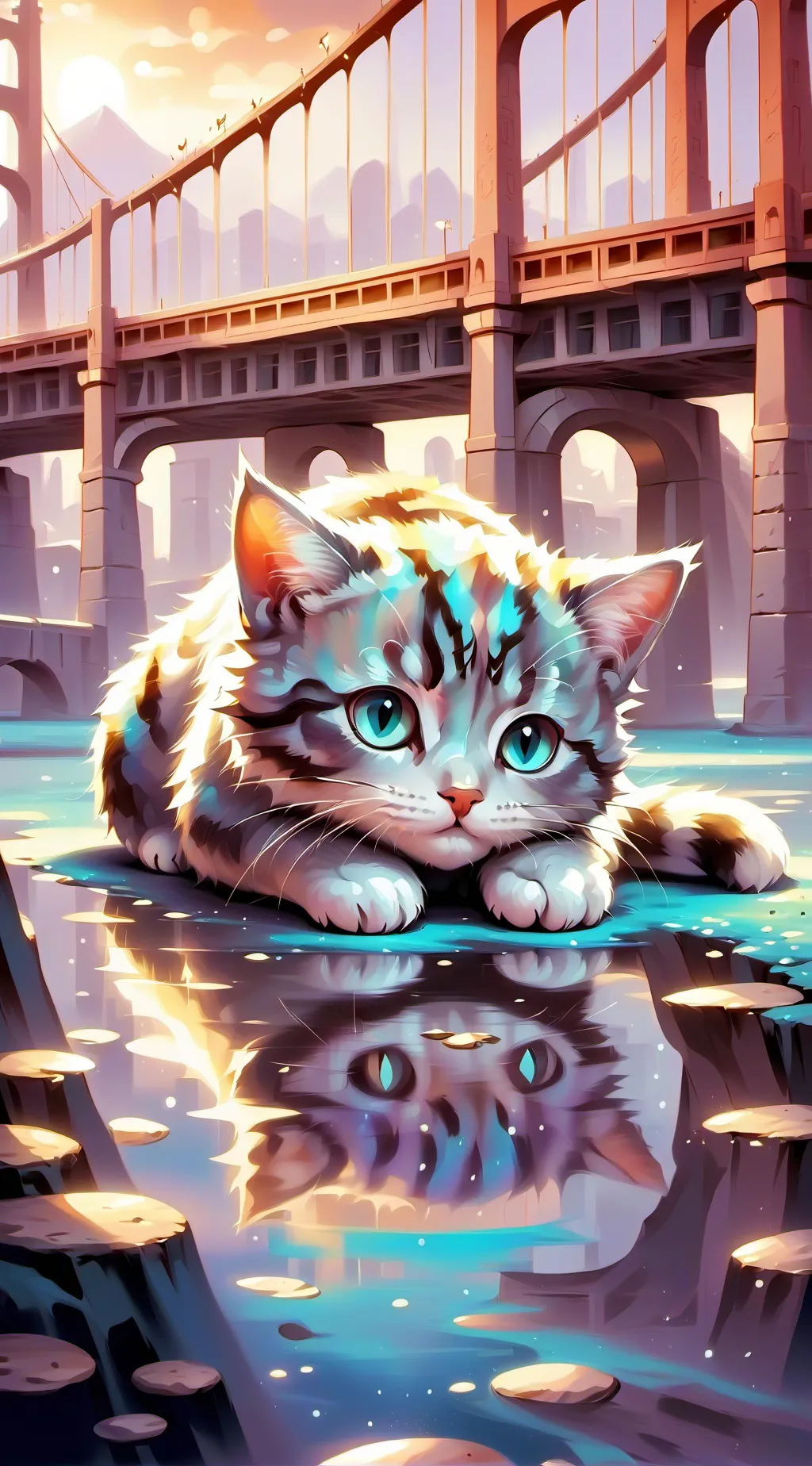 ai character: cat background